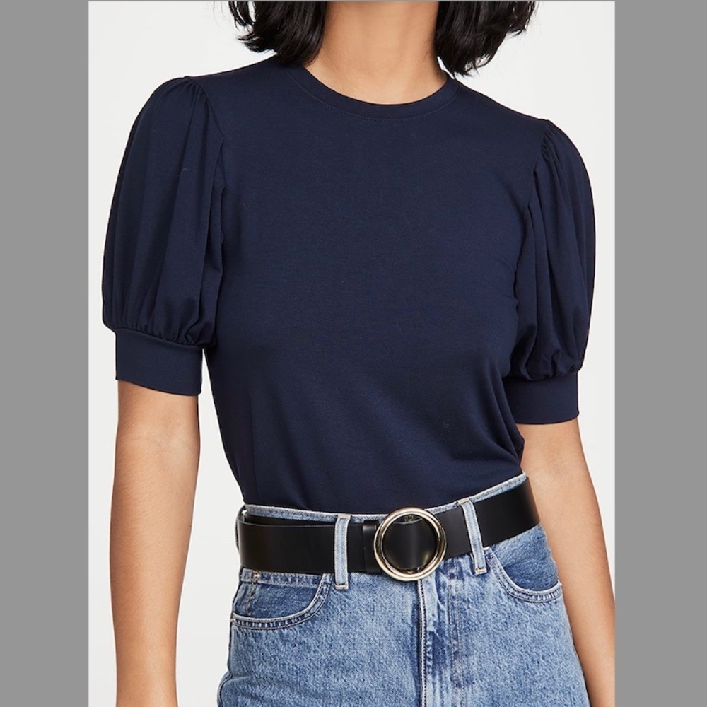 NEW with Tags Frame Crewneck Balloon Sleeve Tee